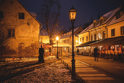 Vánoční trhy v Záhřebu 