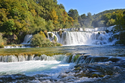 Vodopády v národním parku Krka