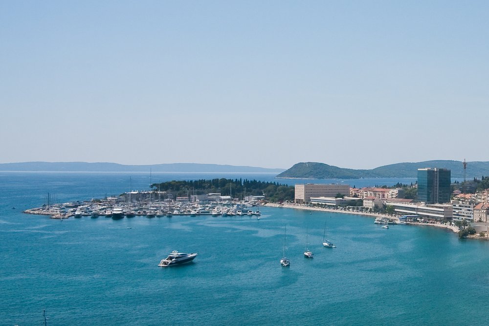 Split - jeden z přístavů