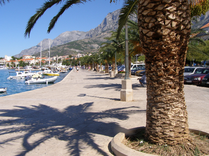 Makarska - přístav, Chorvatsko