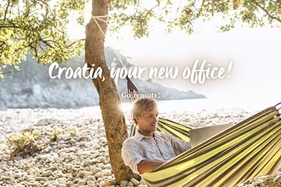"Chorvatsko, vaše nová kancelář!" - kampaň pro digitální nomády